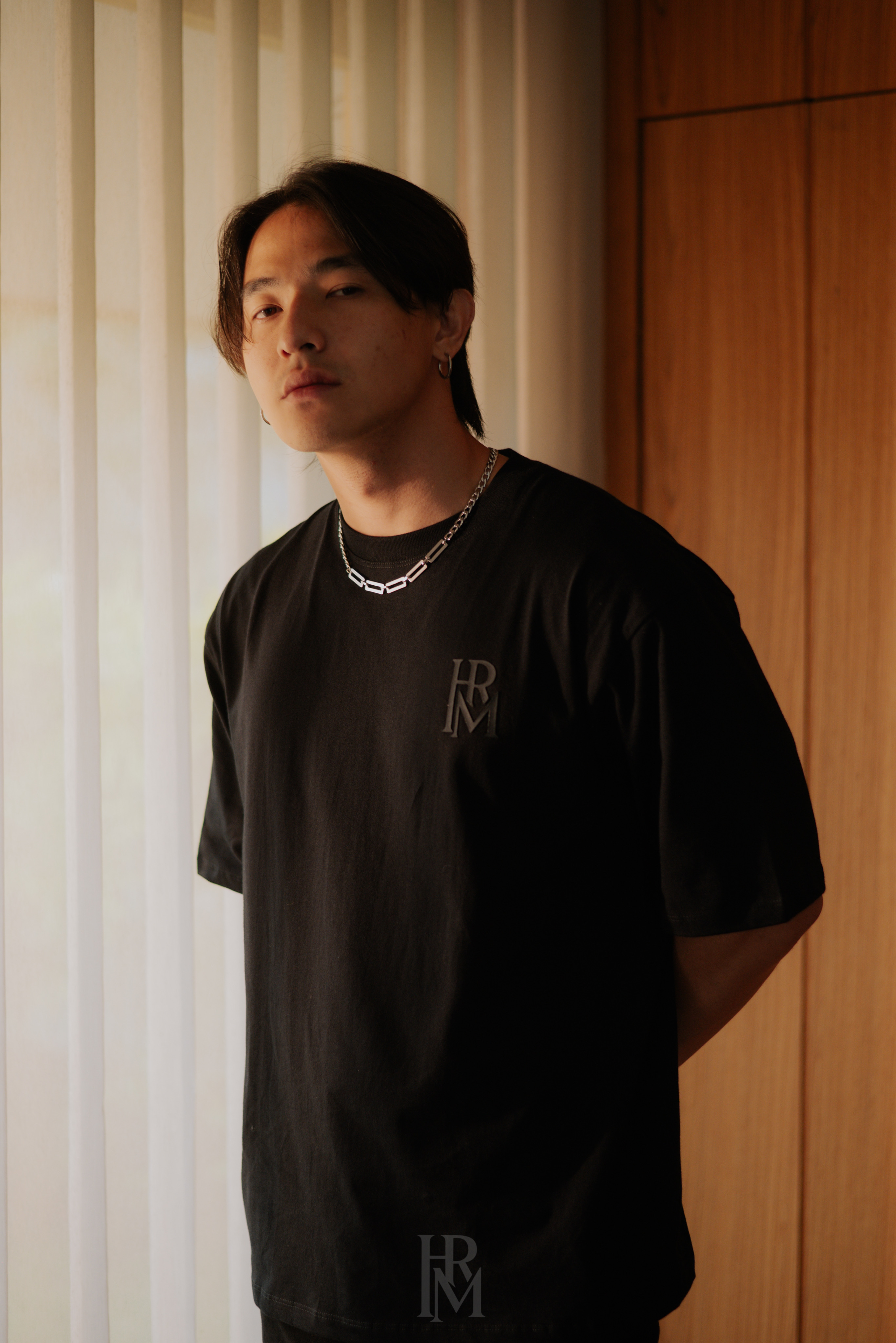 HRMAN | Obsidian Black Oversize T's | Unisex T-Shirt